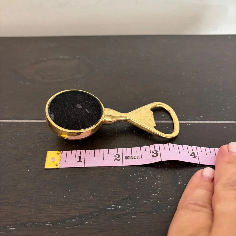 Vintage | Solid Brass | Golf Ball Bottle Opener | 4 Inch